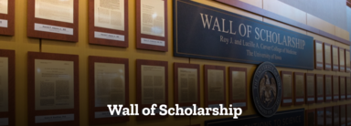 wall of scholarship